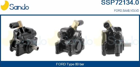 Sando SSP72134.0 - Hydraulic Pump, steering system autospares.lv