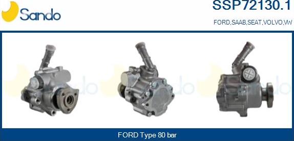 Sando SSP72130.1 - Hydraulic Pump, steering system autospares.lv