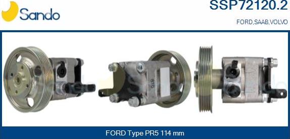 Sando SSP72120.2 - Hydraulic Pump, steering system autospares.lv
