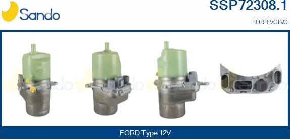 Sando SSP72308.1 - Hydraulic Pump, steering system autospares.lv