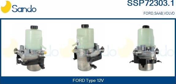 Sando SSP72303.1 - Hydraulic Pump, steering system autospares.lv