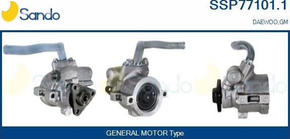 Sando SSP77101.1 - Hydraulic Pump, steering system autospares.lv