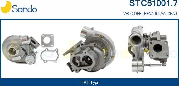 Sando STC61001.7 - Charger, charging system autospares.lv