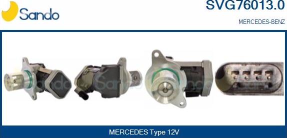 Sando SVG76013.0 - EGR Valve autospares.lv