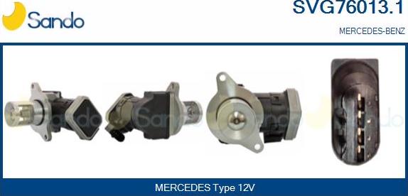 Sando SVG76013.1 - EGR Valve autospares.lv