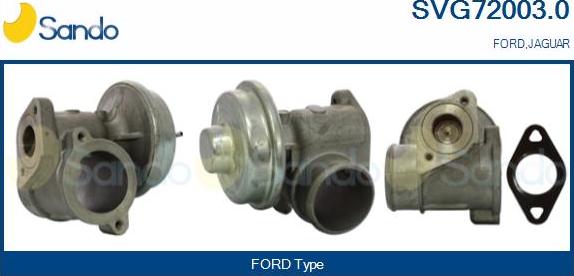 Sando SVG72003.0 - EGR Valve autospares.lv