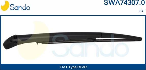 Sando SWA74307.0 - Wiper Arm, window cleaning autospares.lv