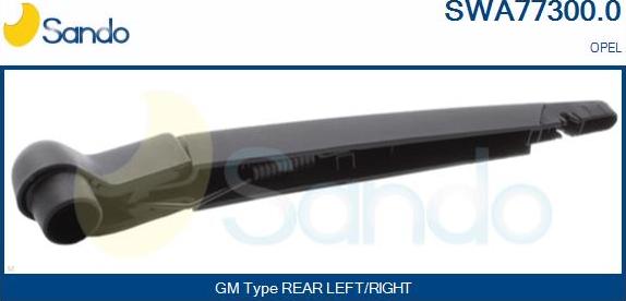 Sando SWA77300.0 - Wiper Arm, window cleaning autospares.lv