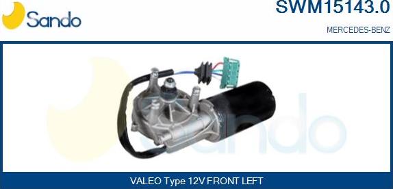 Sando SWM15143.0 - Wiper Motor autospares.lv