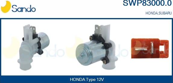 Sando SWP83000.0 - Water Pump, window cleaning autospares.lv