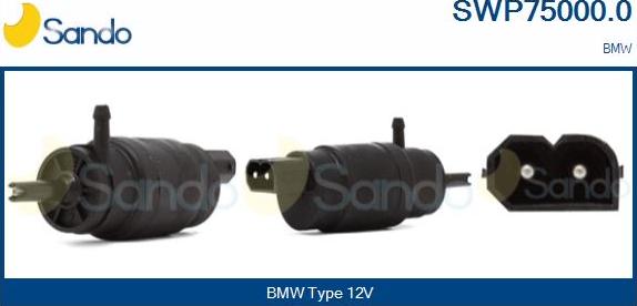 Sando SWP75000.0 - Water Pump, window cleaning autospares.lv