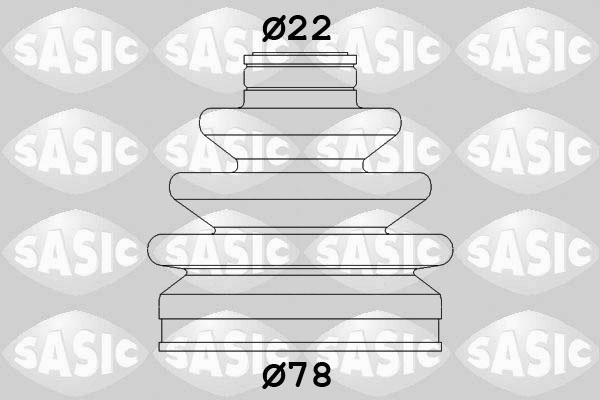 Sasic 9004657 - Bellow, drive shaft autospares.lv