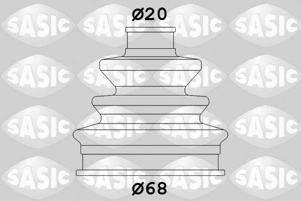 Sasic 9004687 - Bellow, drive shaft autospares.lv