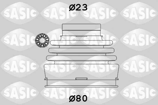 Sasic 9004630 - Bellow, drive shaft autospares.lv