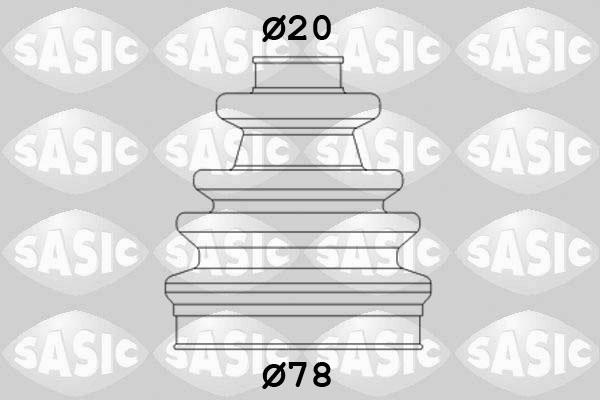 Sasic 9004637 - Bellow, drive shaft autospares.lv