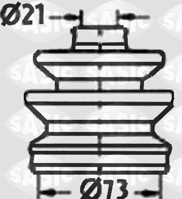 Sasic 9004709 - Bellow, drive shaft autospares.lv