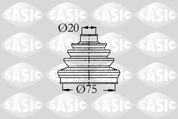 Sasic 9004717 - Bellow, drive shaft autospares.lv