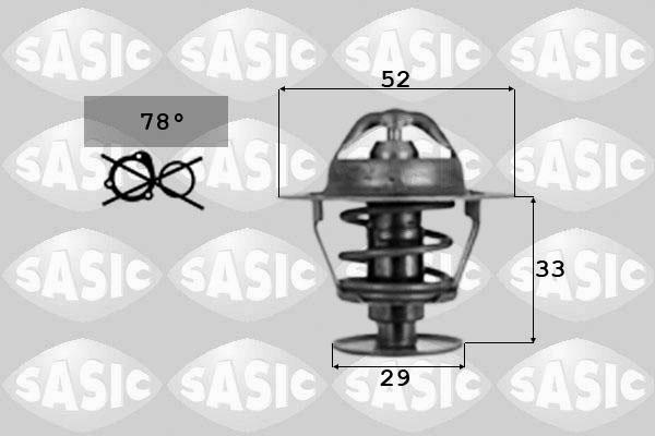 Sasic 9000039 - Coolant thermostat / housing autospares.lv