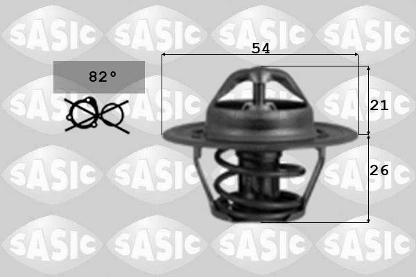 Sasic 9000037 - Coolant thermostat / housing autospares.lv