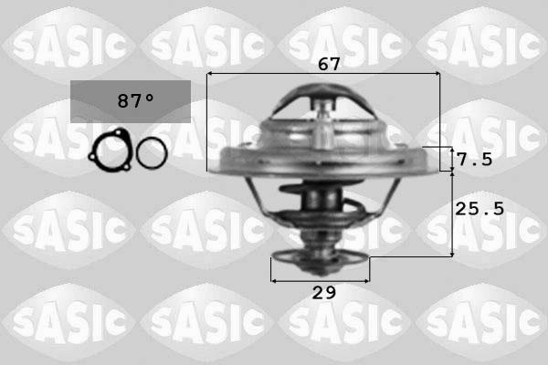 Sasic 9000162 - Coolant thermostat / housing autospares.lv