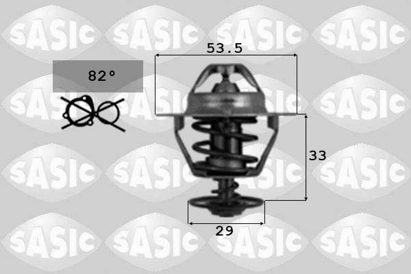Sasic 9000107 - Coolant thermostat / housing autospares.lv