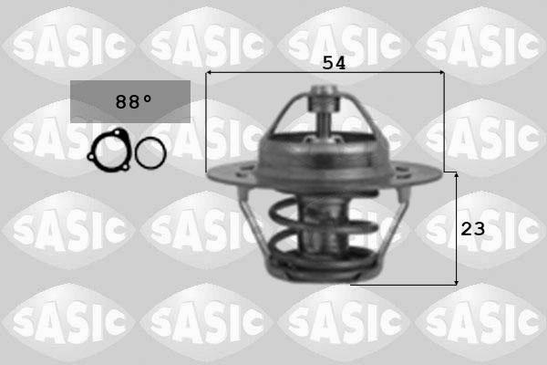 Sasic 9000131 - Coolant thermostat / housing autospares.lv