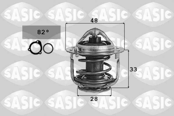Sasic 9000126 - Coolant thermostat / housing autospares.lv
