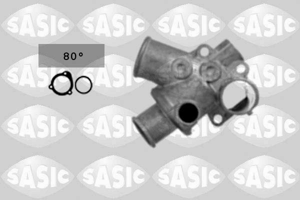 Sasic 9000345 - Coolant thermostat / housing autospares.lv