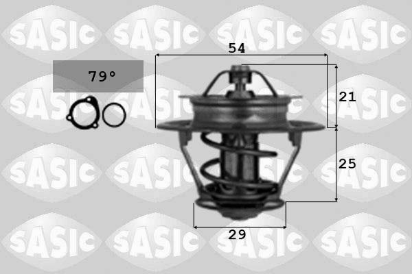 Sasic 9000361 - Coolant thermostat / housing autospares.lv