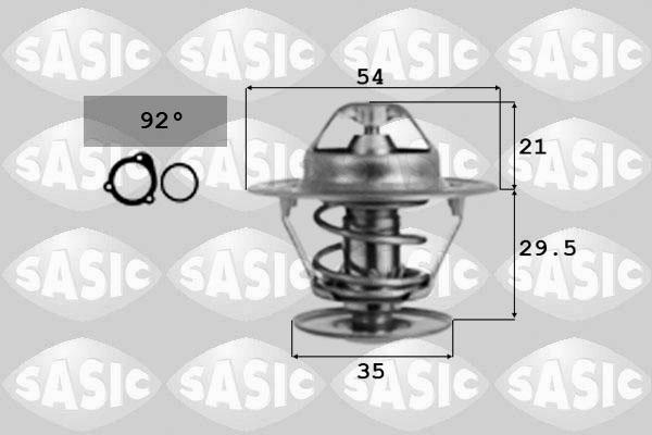 Sasic 9000388 - Coolant thermostat / housing autospares.lv