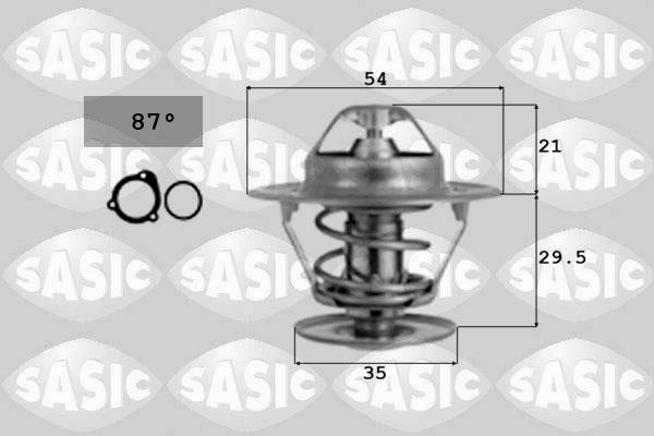 Sasic 9000387 - Coolant thermostat / housing autospares.lv