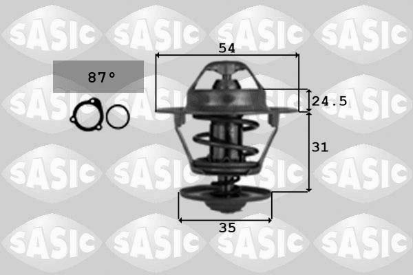 Sasic 9000334 - Coolant thermostat / housing autospares.lv
