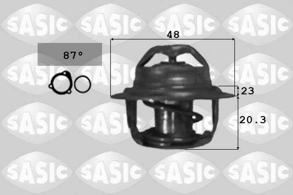 Sasic 9000294 - Coolant thermostat / housing autospares.lv