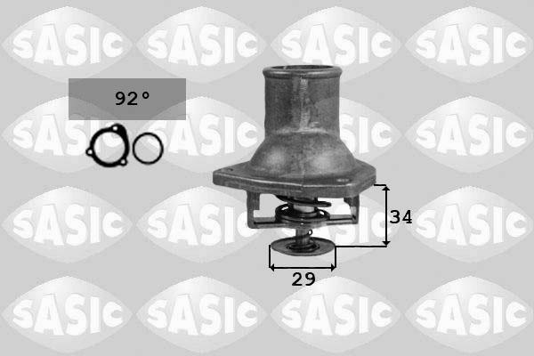 Sasic 9000297 - Coolant thermostat / housing autospares.lv