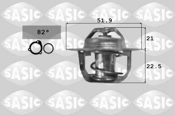Sasic 9000236 - Coolant thermostat / housing autospares.lv