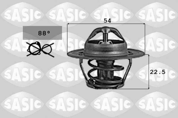 Sasic 9000742 - Coolant thermostat / housing autospares.lv