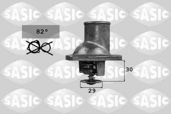 Sasic 9000734 - Coolant thermostat / housing autospares.lv