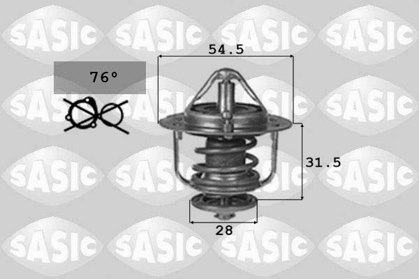 Sasic 9000725 - Coolant thermostat / housing autospares.lv