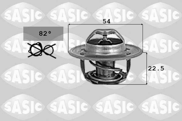 Sasic 9000726 - Coolant thermostat / housing autospares.lv