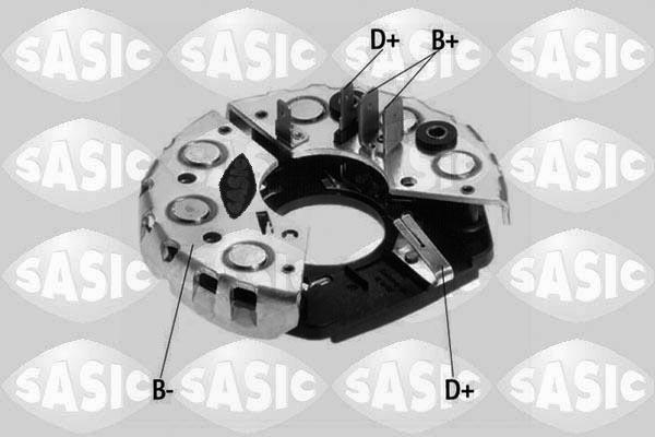 Sasic 9166017 - Rectifier, alternator autospares.lv