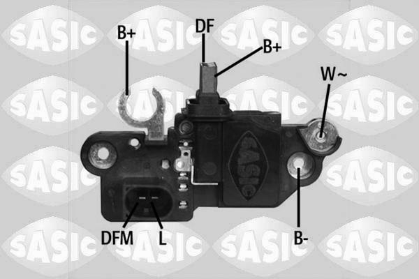 Sasic 9126008 - Voltage regulator, alternator autospares.lv