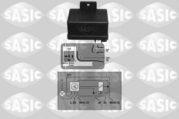 Sasic 9314001 - Relay, glow plug system autospares.lv