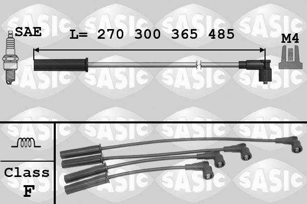 Sasic 9284005 - Ignition Cable Kit autospares.lv