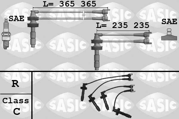 Sasic 9284015 - Ignition Cable Kit autospares.lv