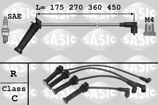 Sasic 9286049 - Ignition Cable Kit autospares.lv