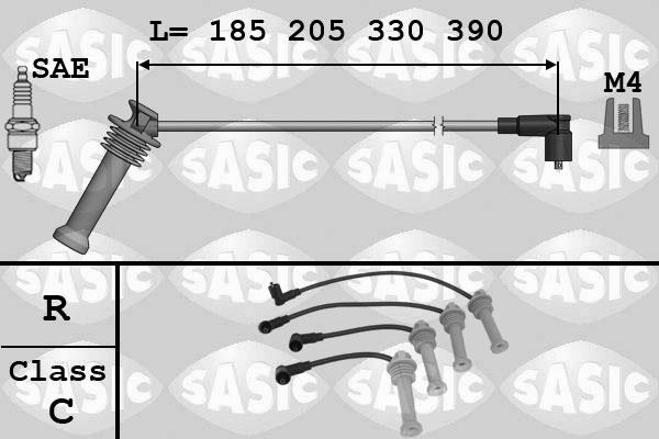 Sasic 9286043 - Ignition Cable Kit autospares.lv