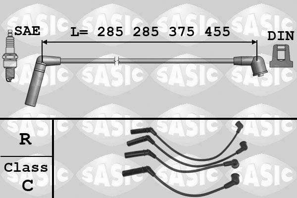 Sasic 9286059 - Ignition Cable Kit autospares.lv