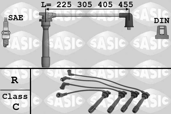 Sasic 9286051 - Ignition Cable Kit autospares.lv