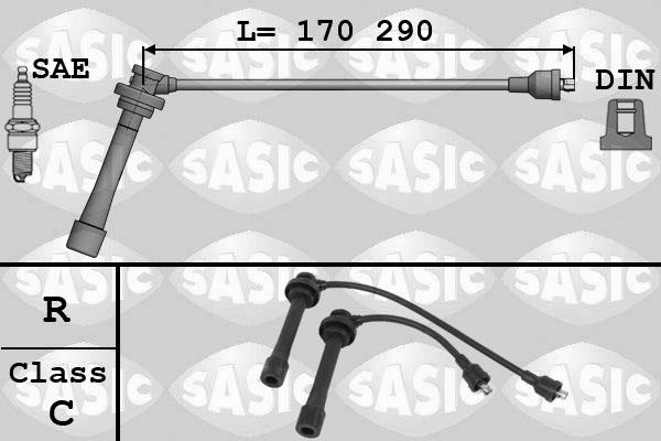 Sasic 9286062 - Ignition Cable Kit autospares.lv