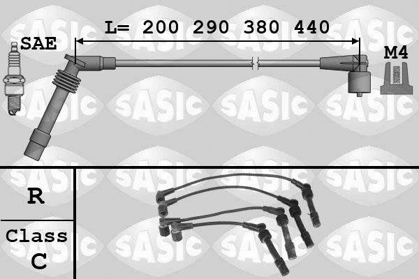 Sasic 9286002 - Ignition Cable Kit autospares.lv